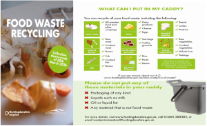 Food Waste recycling from March 2026